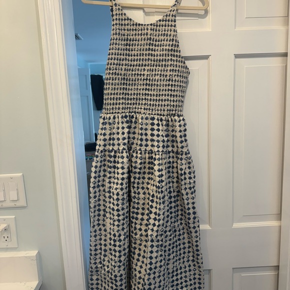 Shibori Halter Tiered Midi Dress - Picture 5 of 7